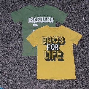 Two boys graphic tees